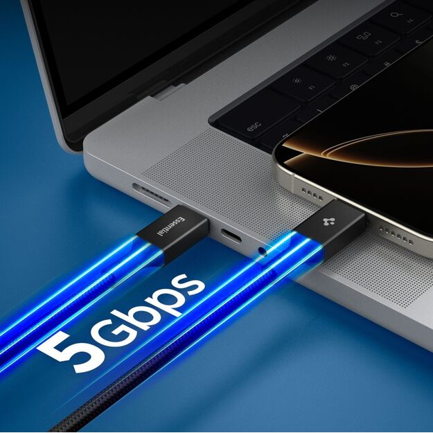 Spigen EB10010CC 100W 100 cm Cable - Black 4