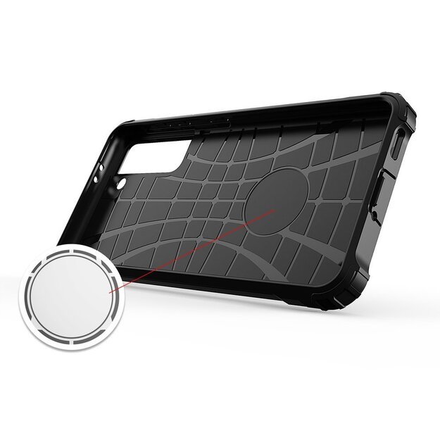 Hybrid Armor Case Tough Rugged Cover for Samsung Galaxy S22+ (S22 Plus) black 8