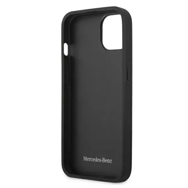 Mercedes MEHCP13SCDONA iPhone 13 mini 5,4  granatowy/navy hardcase Leather Perforated Area 6