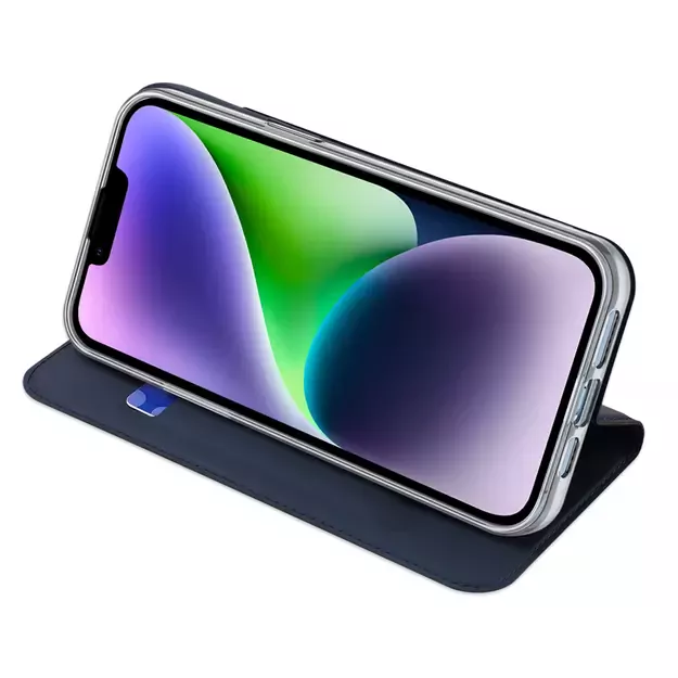 Dux Ducis Skin Pro Wallet Case for iPhone 15 Plus - Blue 4