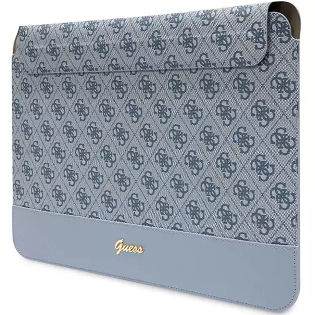Guess 4G Stripe Metal Logo case for a 14&quot  laptop - blue 4