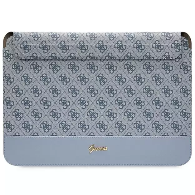 Guess 4G Stripe Metal Logo case for a 14&quot  laptop - blue