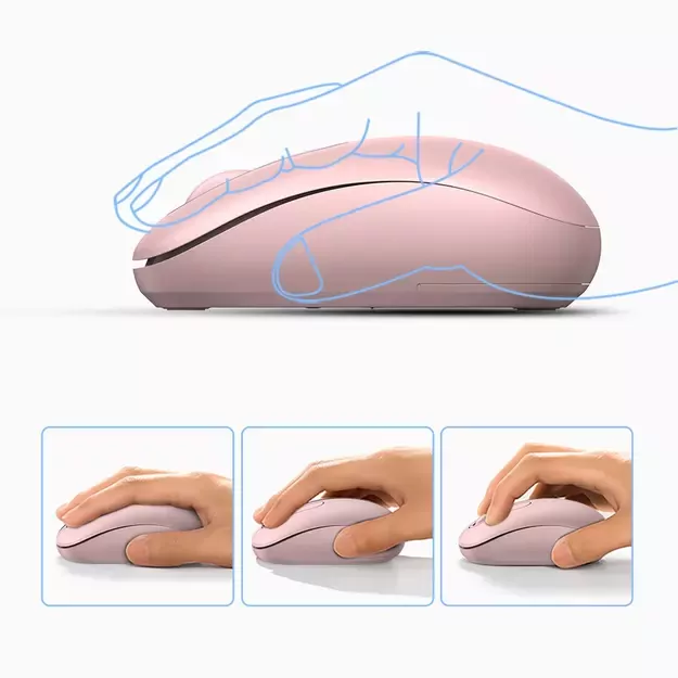 Wireless Mouse USB 2.4GHz Ugreen MU105 - Pink 1