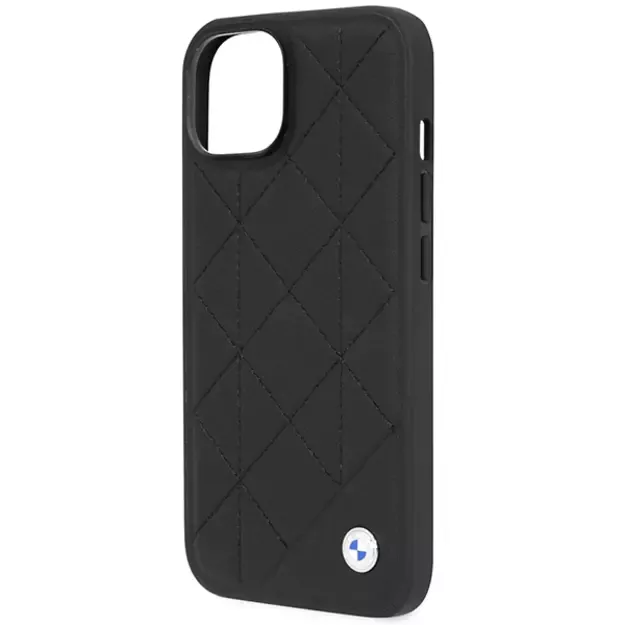 Case BMW BMHCP14S22RQDK iPhone 14 6.1  black/black Leather Quilted 5