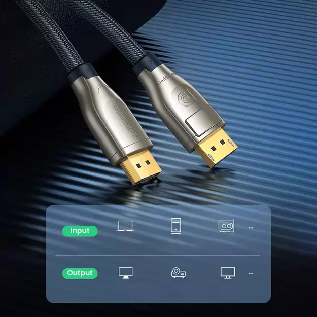 DisplayPort - DisplayPort Ugreen DP112 DP1.4 8K 3m Cable - Black 3