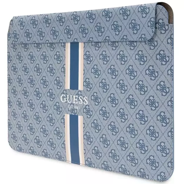 Guess 4G Printed Stripes cover for a 14&quot  laptop - blue 4