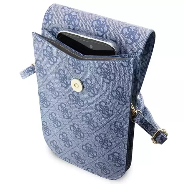 Guess handbag GUWBP4RPSB - blue 4G Stripes 7