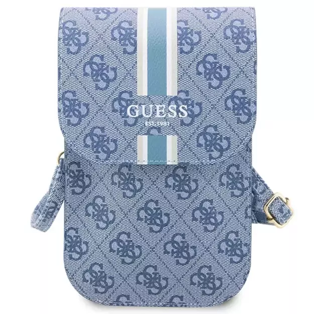 Guess handbag GUWBP4RPSB - blue 4G Stripes 3