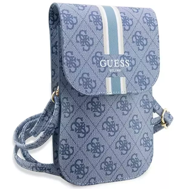 Guess handbag GUWBP4RPSB - blue 4G Stripes 5
