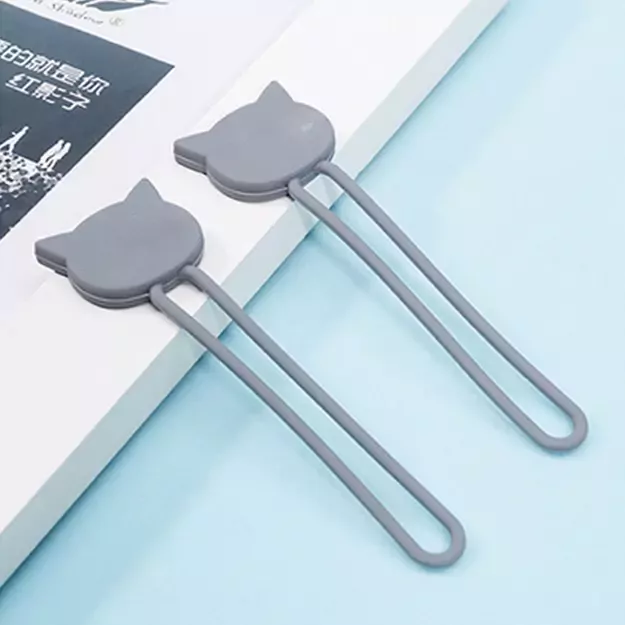 Silicone cable reel - gray 17
