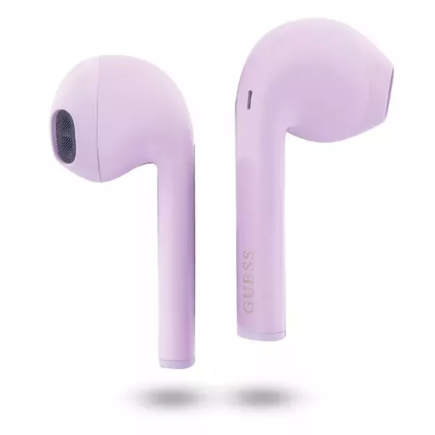 Guess GUTWST26PSU TWS Bluetooth headphones + docking station - purple Classic EST Logo 4
