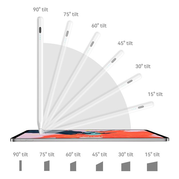 Joyroom JR-X15 active stylus 130mAh USB-C - white 8
