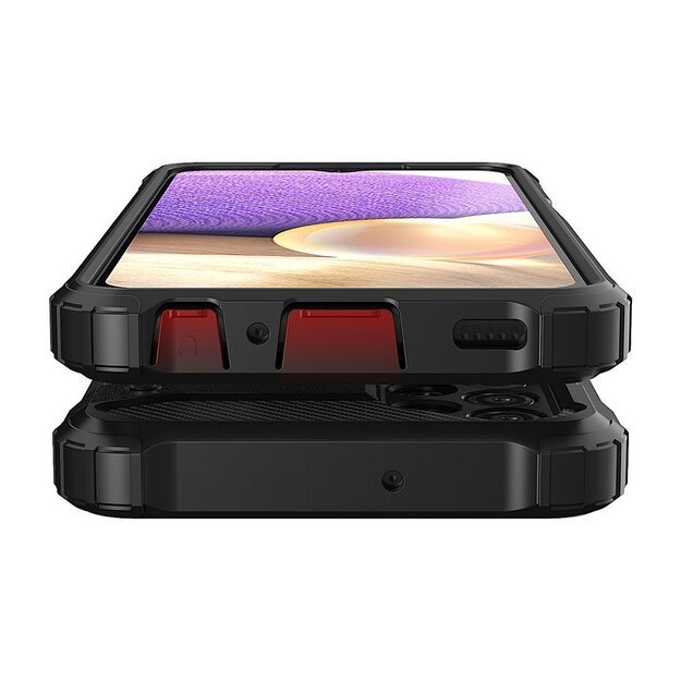 Hybrid Armor Case Tough Rugged Cover for Samsung Galaxy A32 5G golden 18