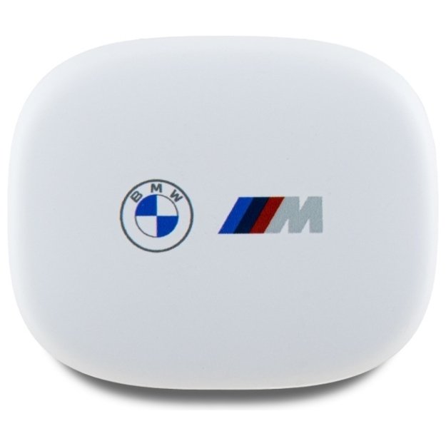BMW Bluetooth headphones BMBEMIATP20LOH TWS + docking station white/white Printed Logos 2