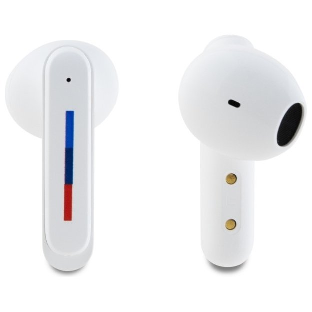 BMW Bluetooth headphones BMBEMIATP20LOH TWS + docking station white/white Printed Logos 4