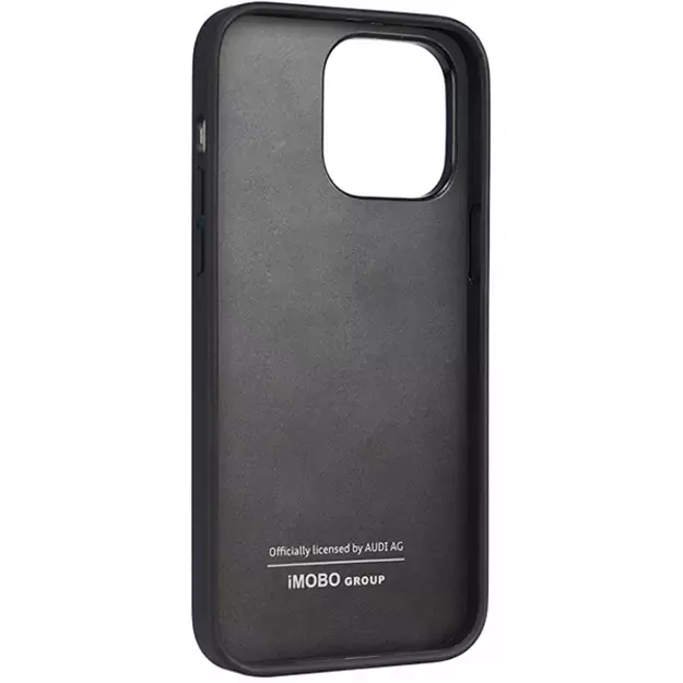 Audi Synthetic Leather iPhone 14 Pro Max 6.7&quot  black/black hardcase AU-TPUPPCIP14PM-TT/D1-BK 10