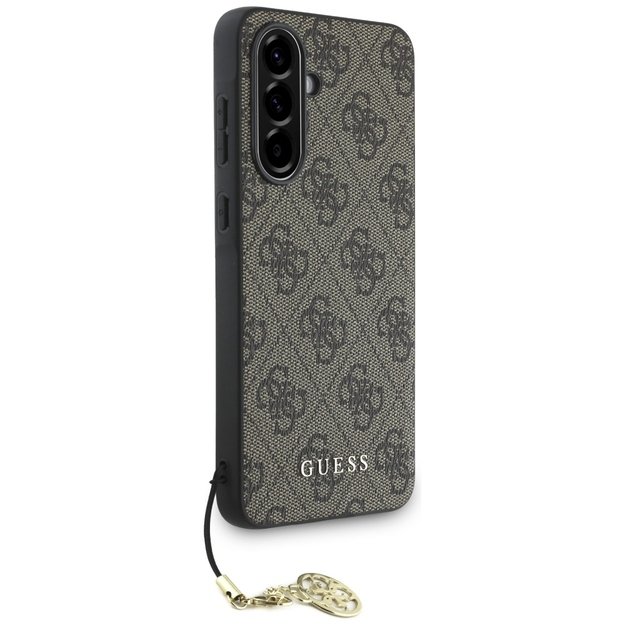 Guess 4G Charms Collection Case for Samsung Galaxy A36 Brown 2