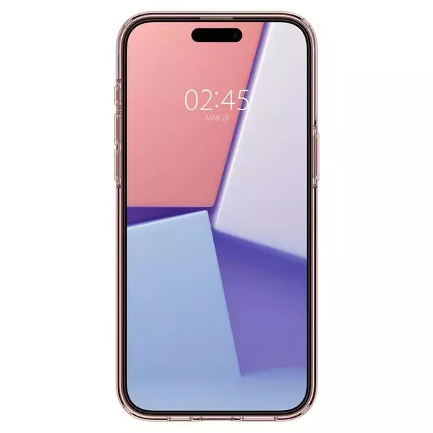 Spigen Crystal Flex Case for iPhone 15 Pro Max - Pink/Transparent 11