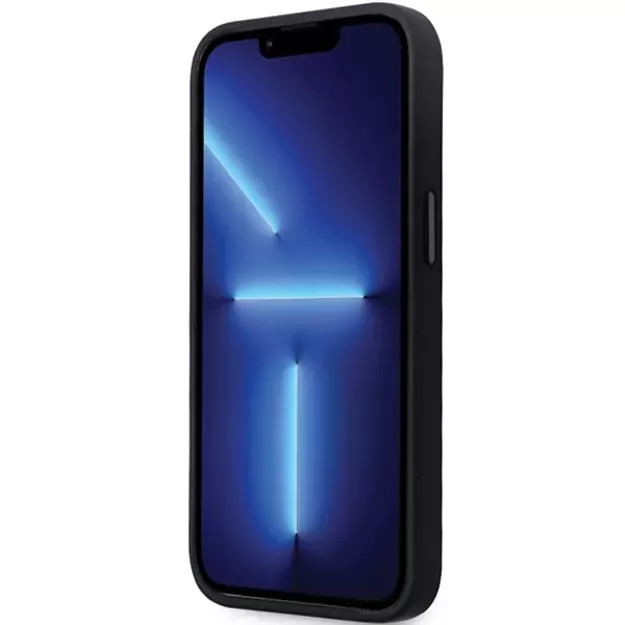 Karl Lagerfeld KLHCP14LSMHCNPK case for iPhone 14 Pro - black Silicone C Metal Pin 11