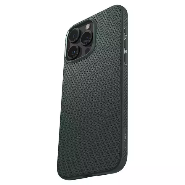 Spigen Liquid Air iPhone 15 Pro Max Case - Dark Green 30