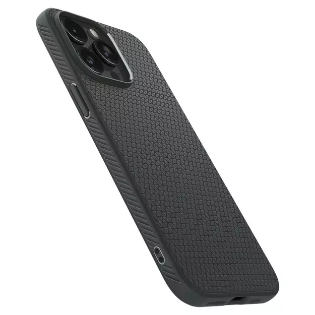 Spigen Liquid Air iPhone 15 Pro Max Case - Dark Green 16
