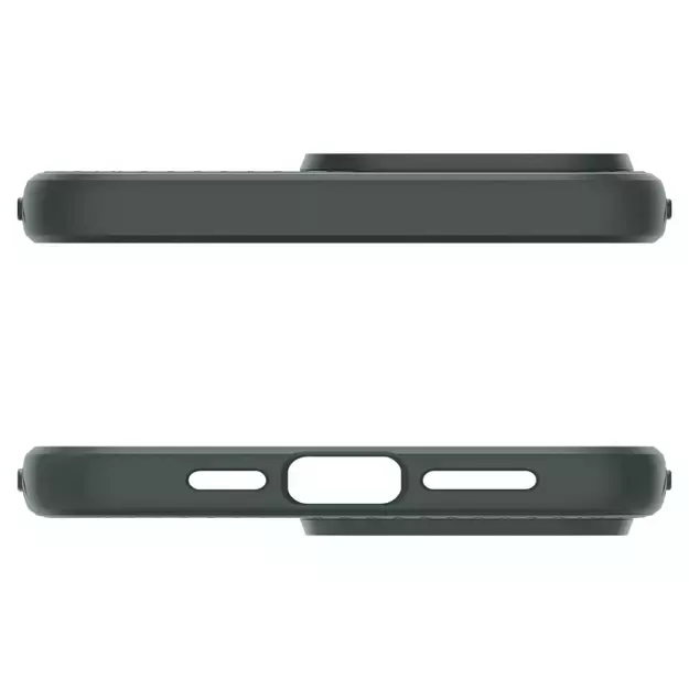 Spigen Liquid Air iPhone 15 Pro Max Case - Dark Green 10