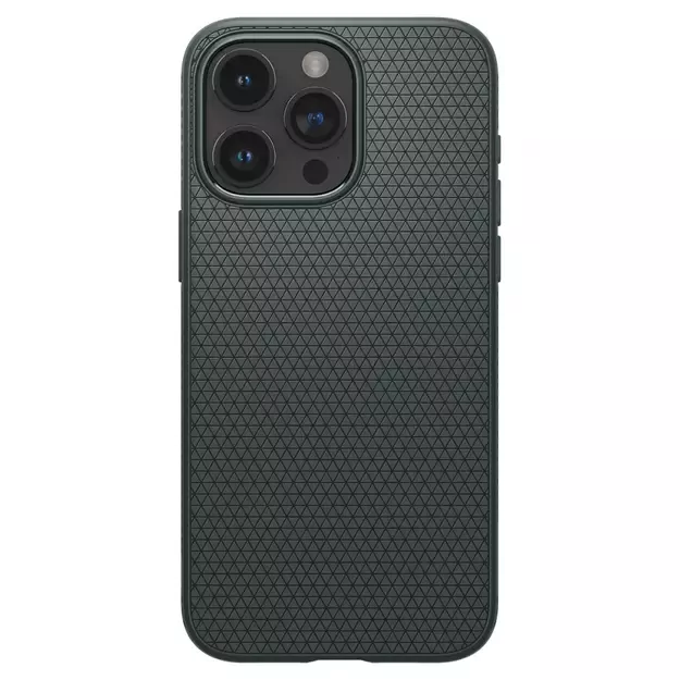 Spigen Liquid Air iPhone 15 Pro Max Case - Dark Green 2