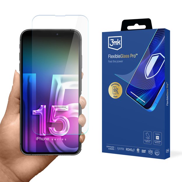 Hybrid glass 3mk FlexibleGlass Pro v2.0 for Apple iPhone 15 Pro Max