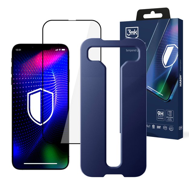 Tempered Glass 3mk Hardy Tempered Glass for Apple iPhone 15 Plus / 16 Plus