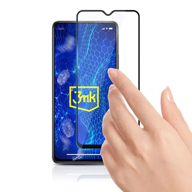 Xiaomi Redmi Note 10 Pro Black - 3mk HardGlass Max Lite™ 12