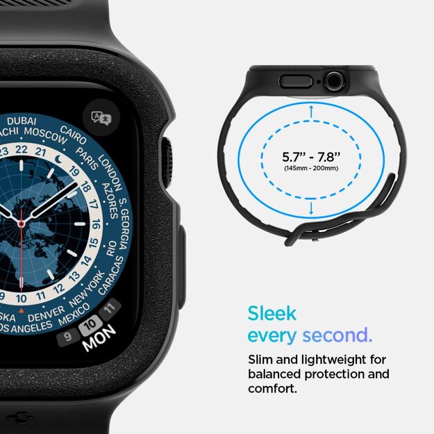 Spigen Vault Pro Strap for Apple Watch 46mm - Matte Black 13
