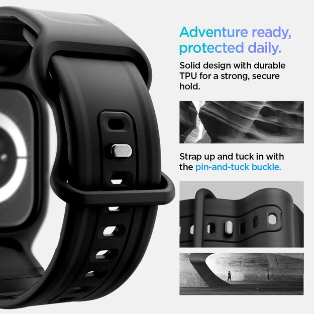 Spigen Vault Pro Strap for Apple Watch 46mm - Matte Black 15