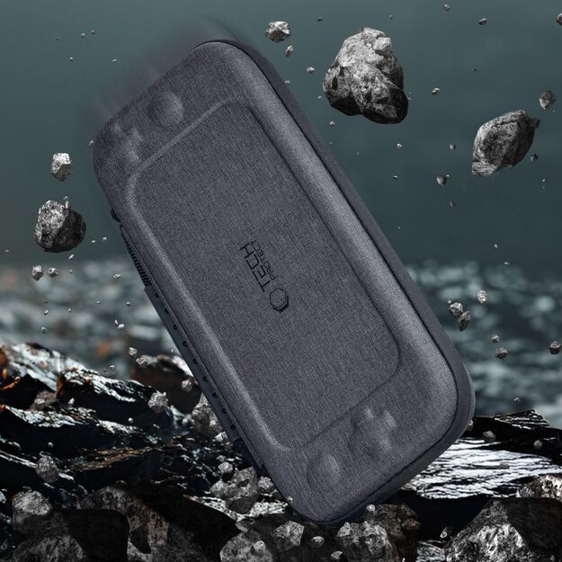 Tech-Protect Hardpouch case for Nintendo Switch 2 - gray 4