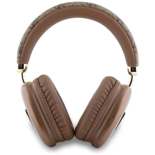 Guess Triangle Logo Over-Ear Headphones - Brown 2