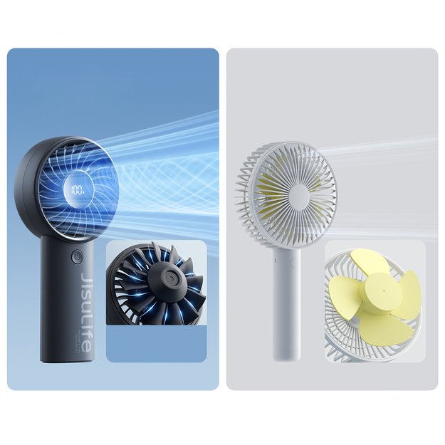 Jisulife Handheld Fan Life4 3600mAh Portable USB Fan - Black 10