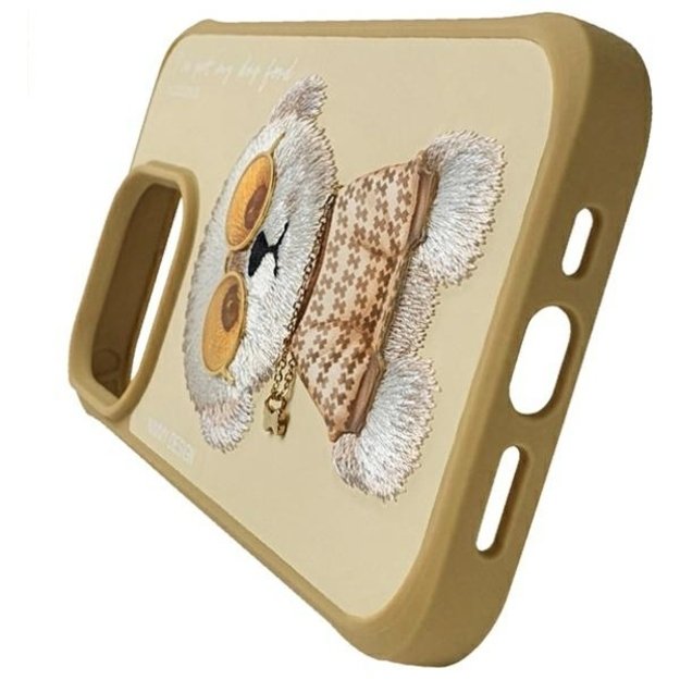 Nimmy Glasses Cool Case for iPhone 15 Pro - Beige 5