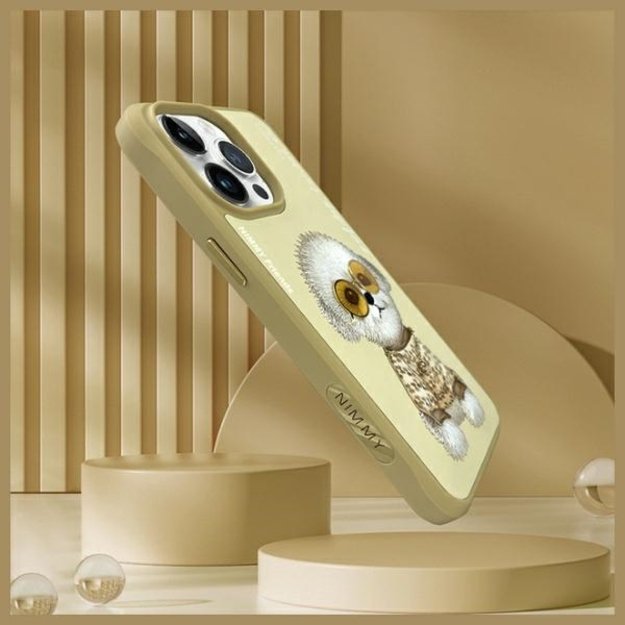 Nimmy Glasses Cool Case for iPhone 15 Pro - Beige 8