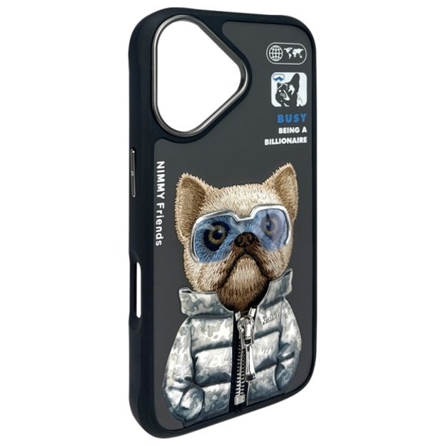 Nimmy Cool&amp Cute 2.0 Dog Case for iPhone 16 - Black 3