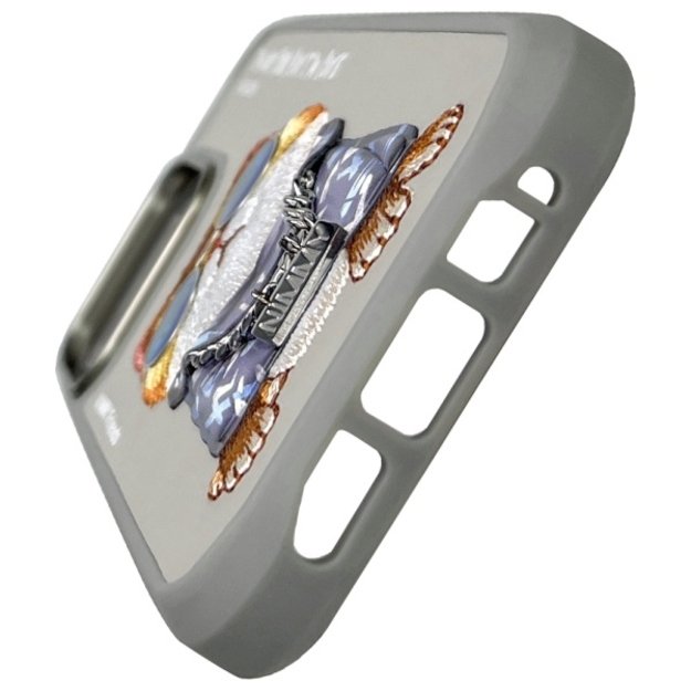 Nimmy Glasses Cool Cat Case for iPhone 16 Pro - Gray 5