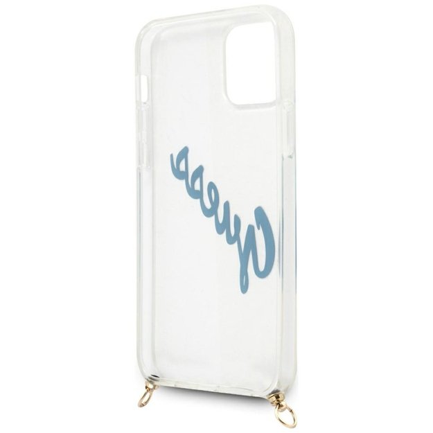 Guess GUHCP12MCRTVSBL iPhone 12/12 Pro 6.1&quot  blue/blue hardcase Script Vintage 6