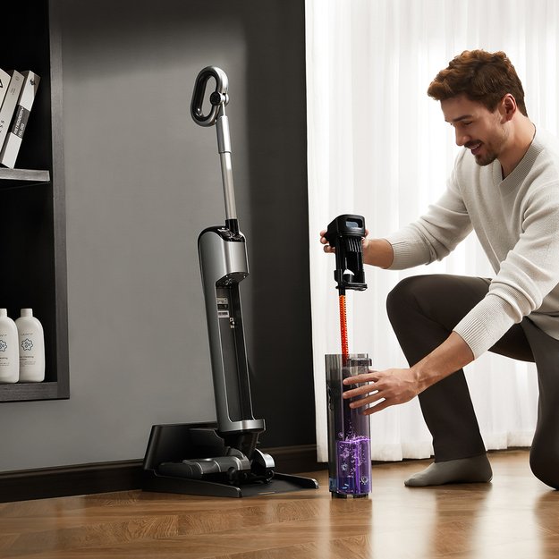 UWANT D700 Upright Vacuum Cleaner with Mopping Function and Charging Station - Gray 14