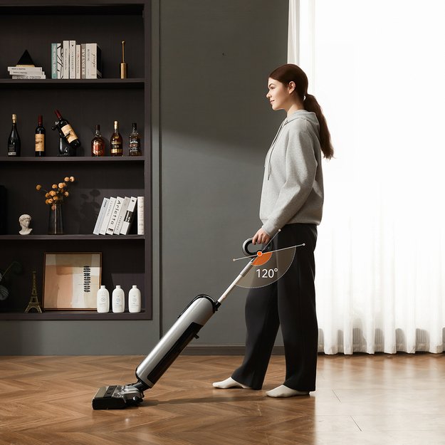 UWANT D700 Upright Vacuum Cleaner with Mopping Function and Charging Station - Gray 7