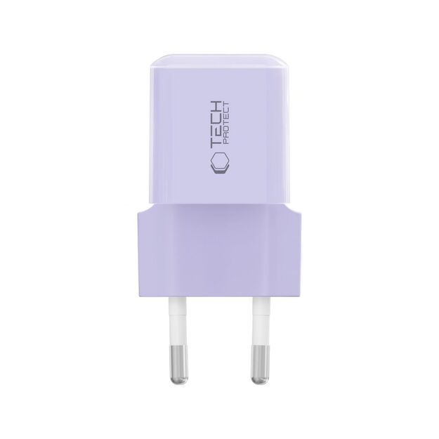 Tech-Protect NCM25 USB-C PD 25W Wall Charger - Purple 6