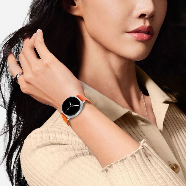 Tech-Protect Nylon Stripe Strap for Samsung Galaxy Watch 40/44/46 mm - Orange 3