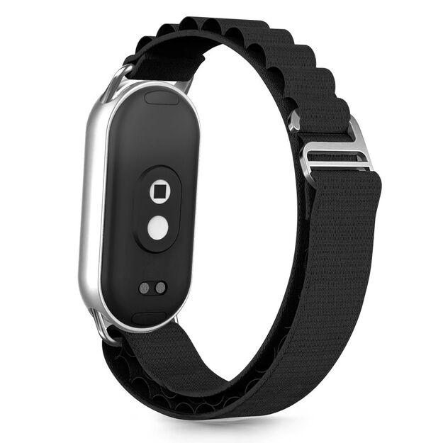Tech-Protect Nylon Pro Strap for Xiaomi Smart Band 8 / 9 / 10 / NFC - Black 1