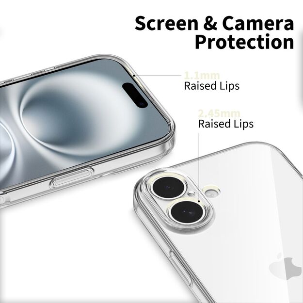 Tech-Protect FlexAir Case for iPhone 17 - Transparent 1