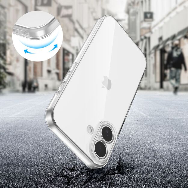 Tech-Protect FlexAir Case for iPhone 17 - Transparent 2
