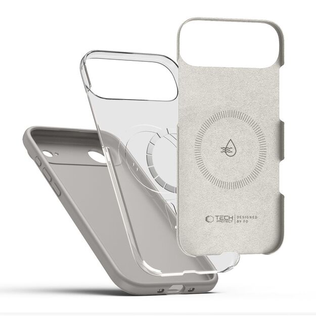 Tech-Protect Silicone MagSafe Case for iPhone 17 Air - Gray 1