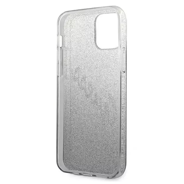 Guess GUHCP12SPCUGLSBK iPhone 12 mini 5.4&quot  black/black hardcase Glitter Gradient Script 13