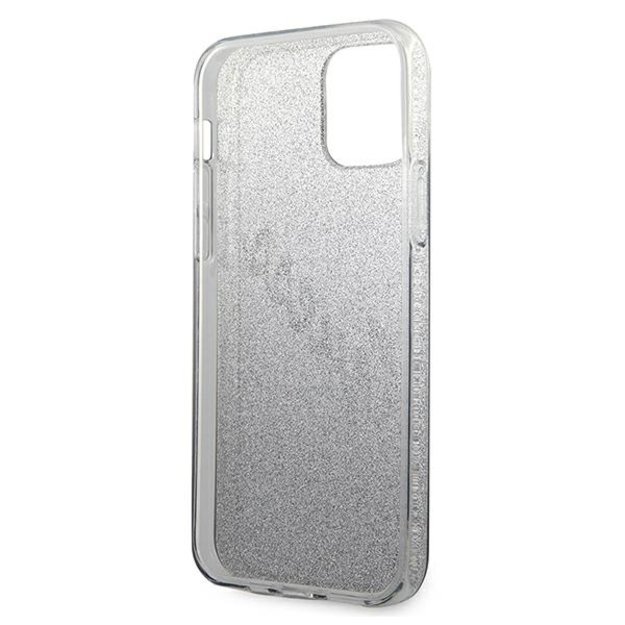 Guess GUHCP12SPCUGLSBK iPhone 12 mini 5.4&quot  black/black hardcase Glitter Gradient Script 6